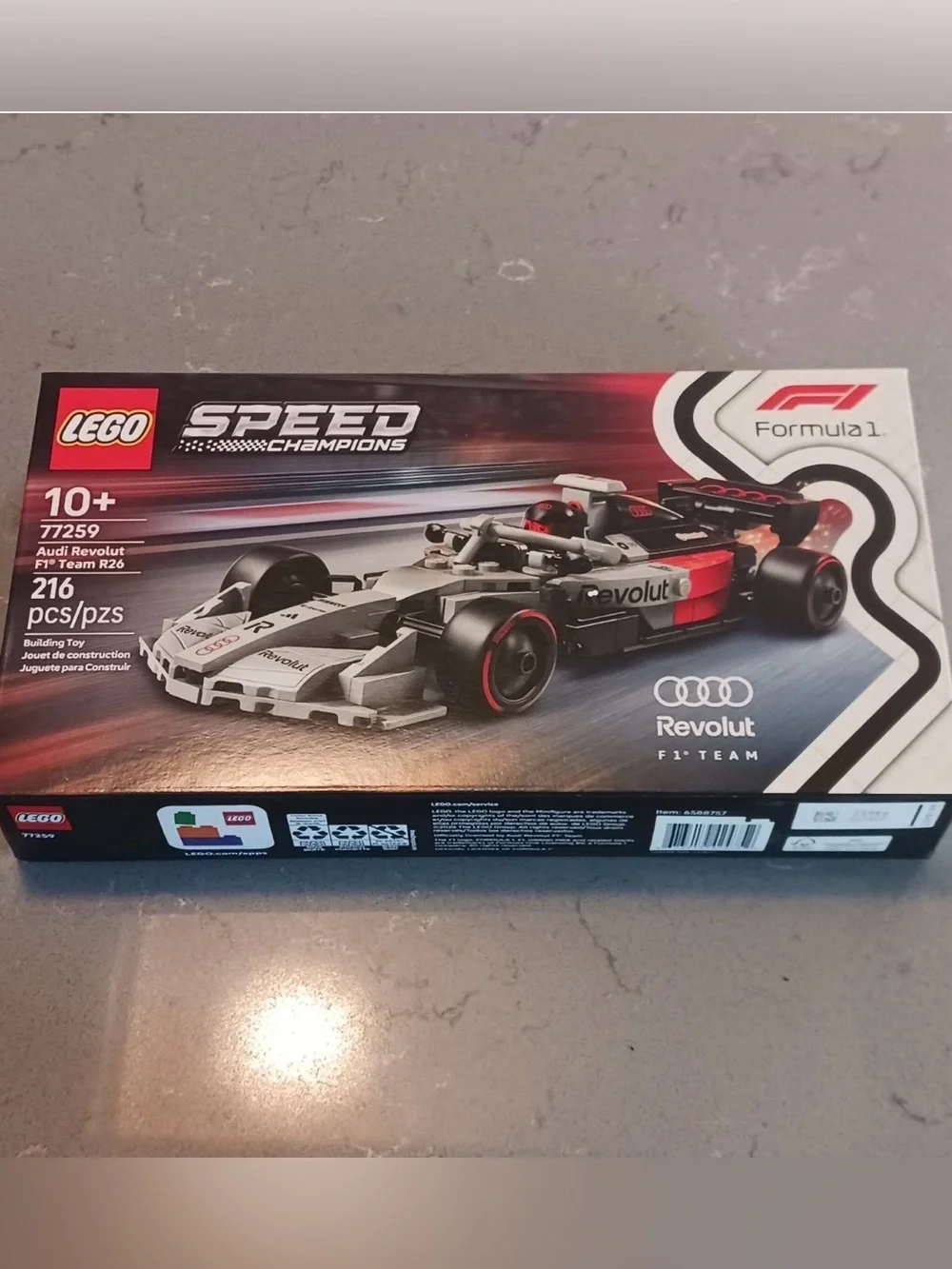 Lego Speed Champions Formula 1 Audi Revolut F1 77259, 216 Pieces!